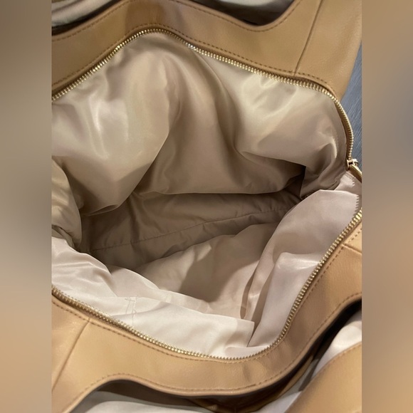 INC International Concepts Camel Trippi Chain Tote - Picture 6 of 13